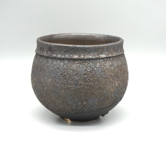 発泡金彩釉鉢